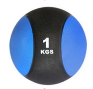 Мяч для кроссфита Woohooo Iron / WI1BL / 1кг / наполнитель песок / cиний