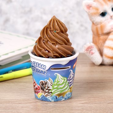 Копилка Пирожное ШОКОЛАДНАЯ 12,5 см / 9004#-1 /уп 120/115326