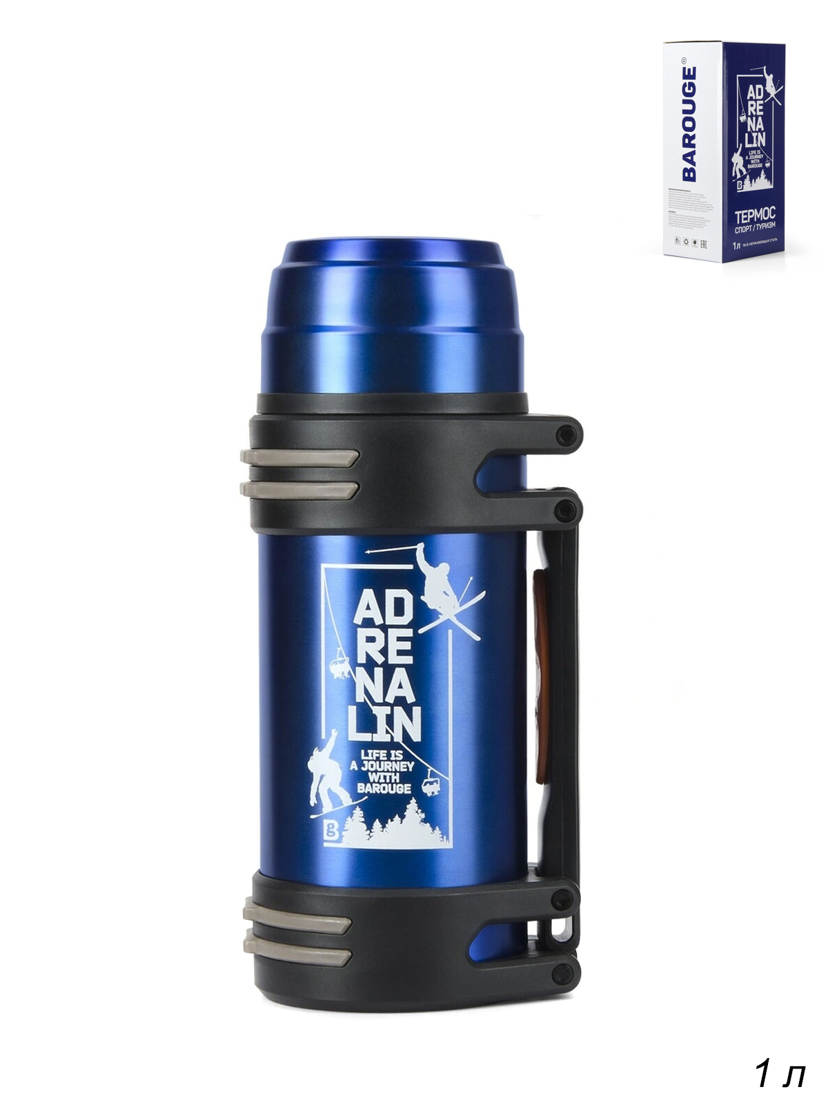 Термос Adrenalin 1000 мл Синий / BT-417F /уп 1/ 