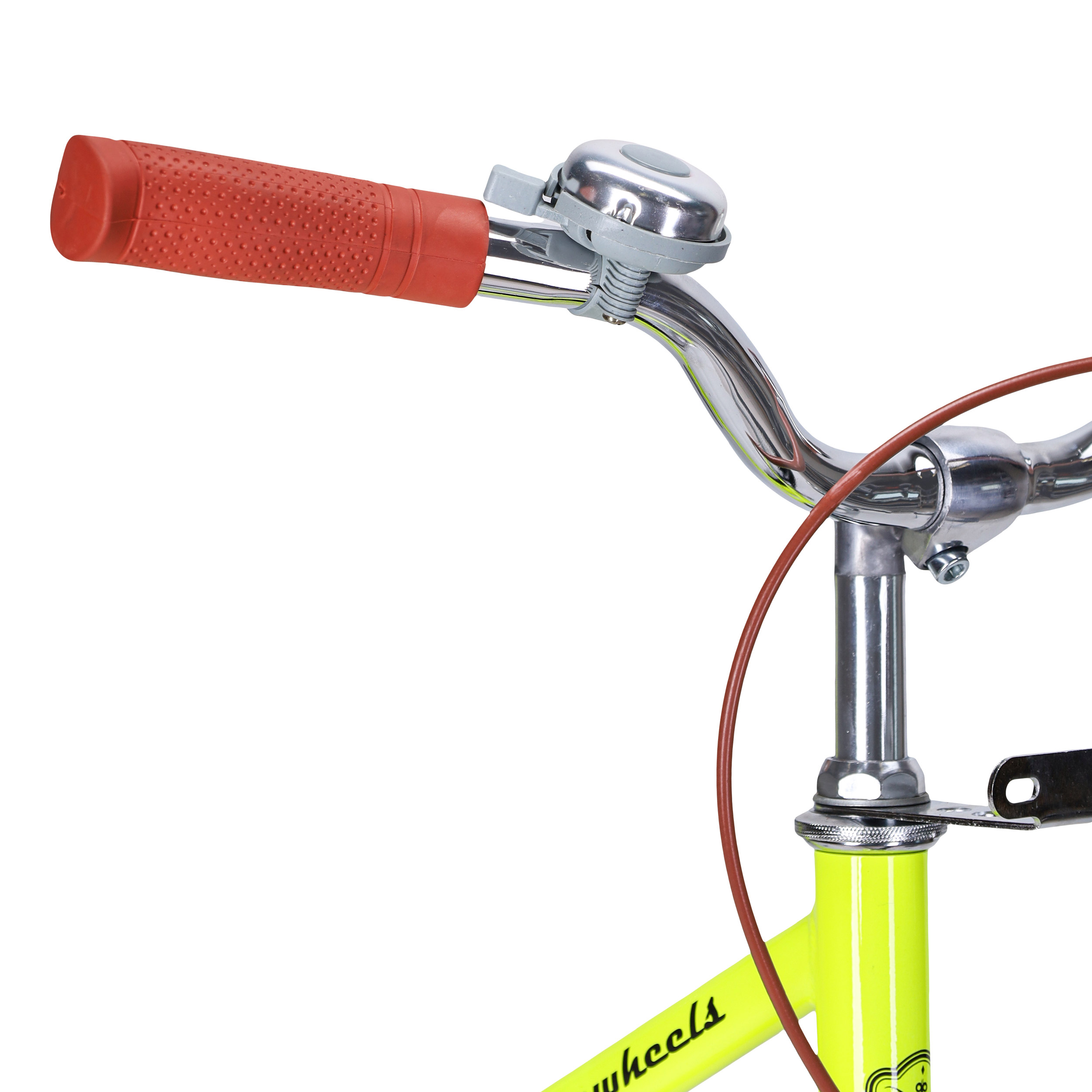 Велосипед городской MEGAWHEELS MEGAPOLIS 26" одна скорость, ножной тормоз, лайм