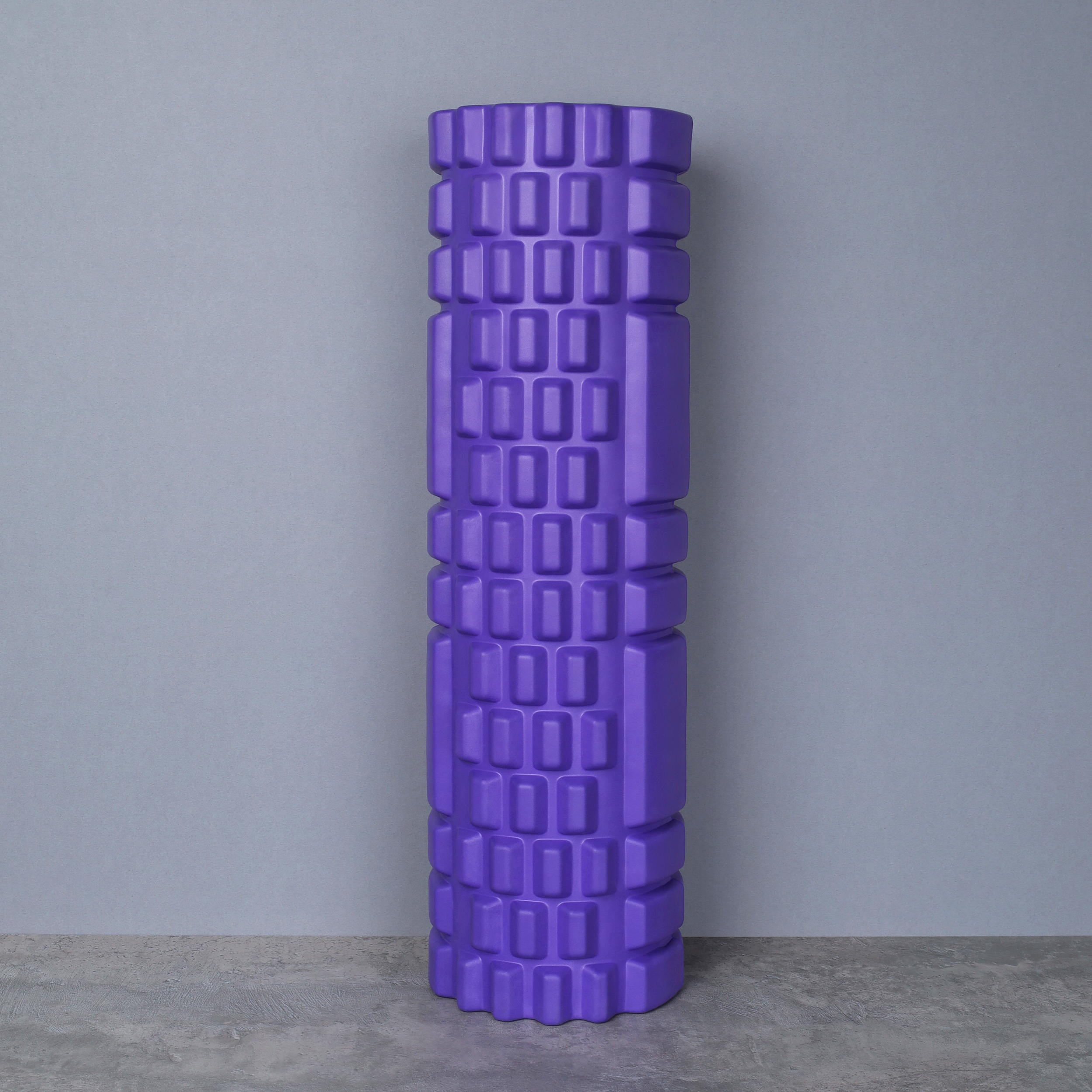 Ролик массажный спортивный Woohooo BRICK 45x14/ фиолетовый/уп10