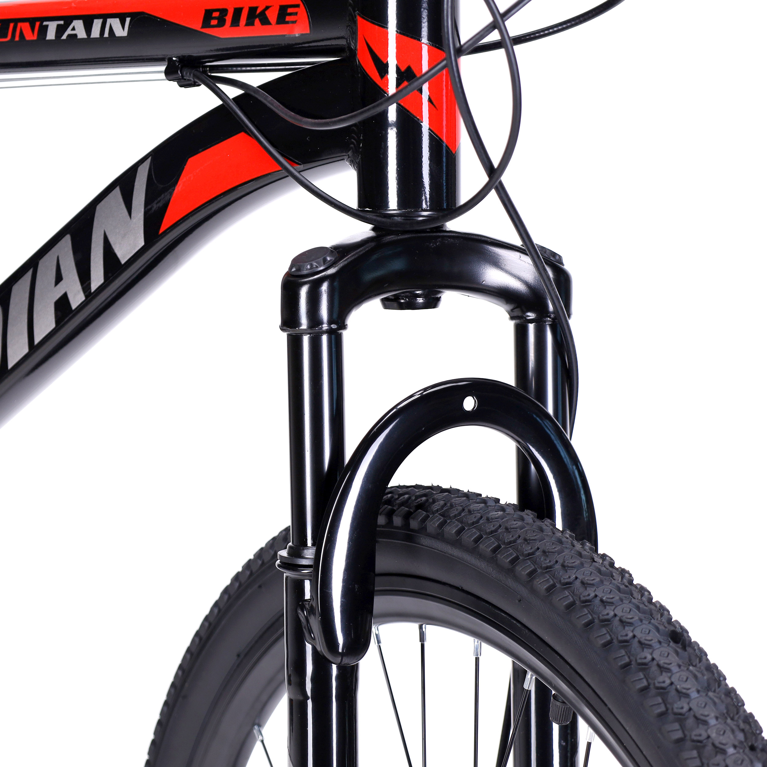 Велосипед горный MERIDIAN MOUNTAIN I 26-17" 21S DISC BRAKE цвет: чёрный-красный