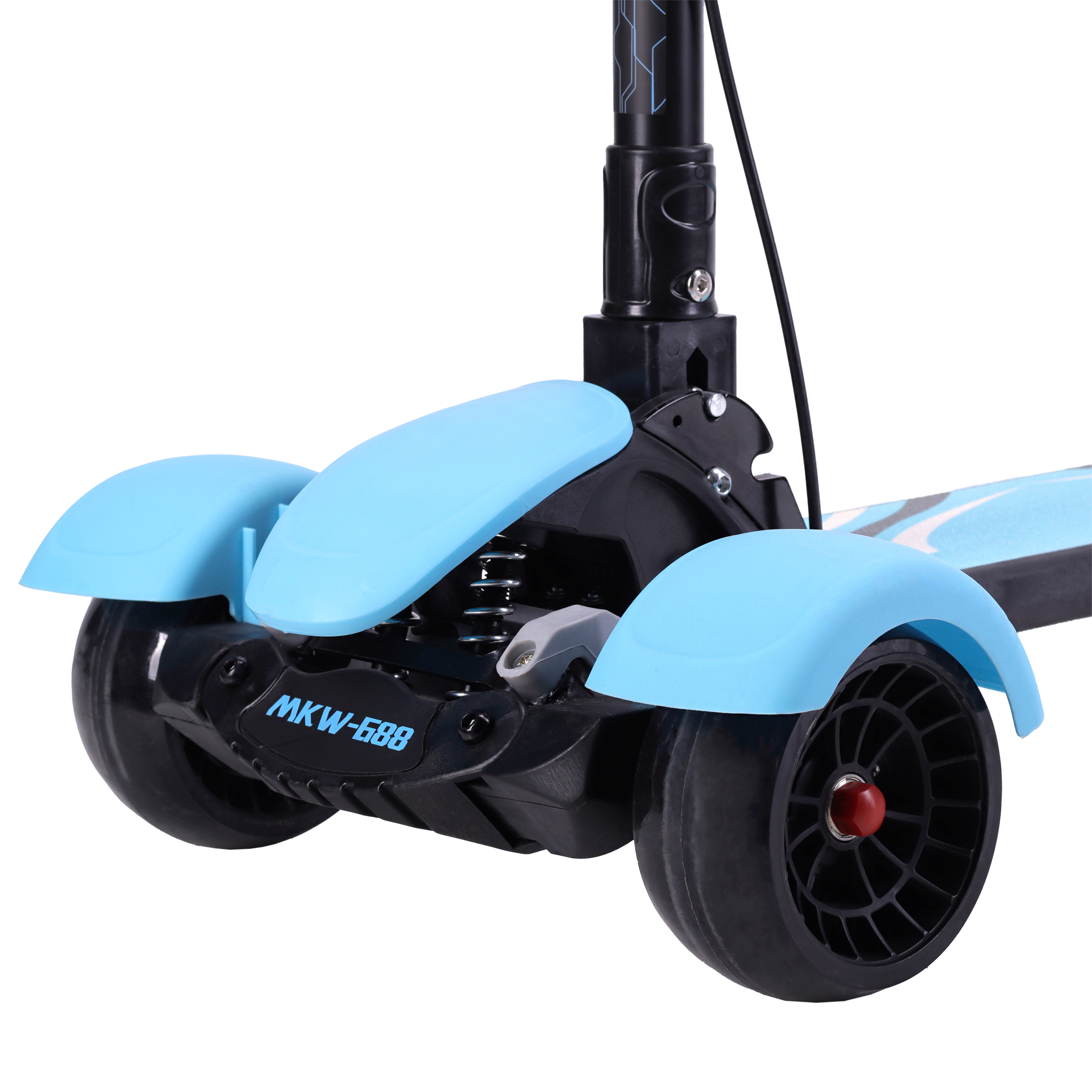 Самокат 3-х колесный / GT688BL /уп 4/ голубой