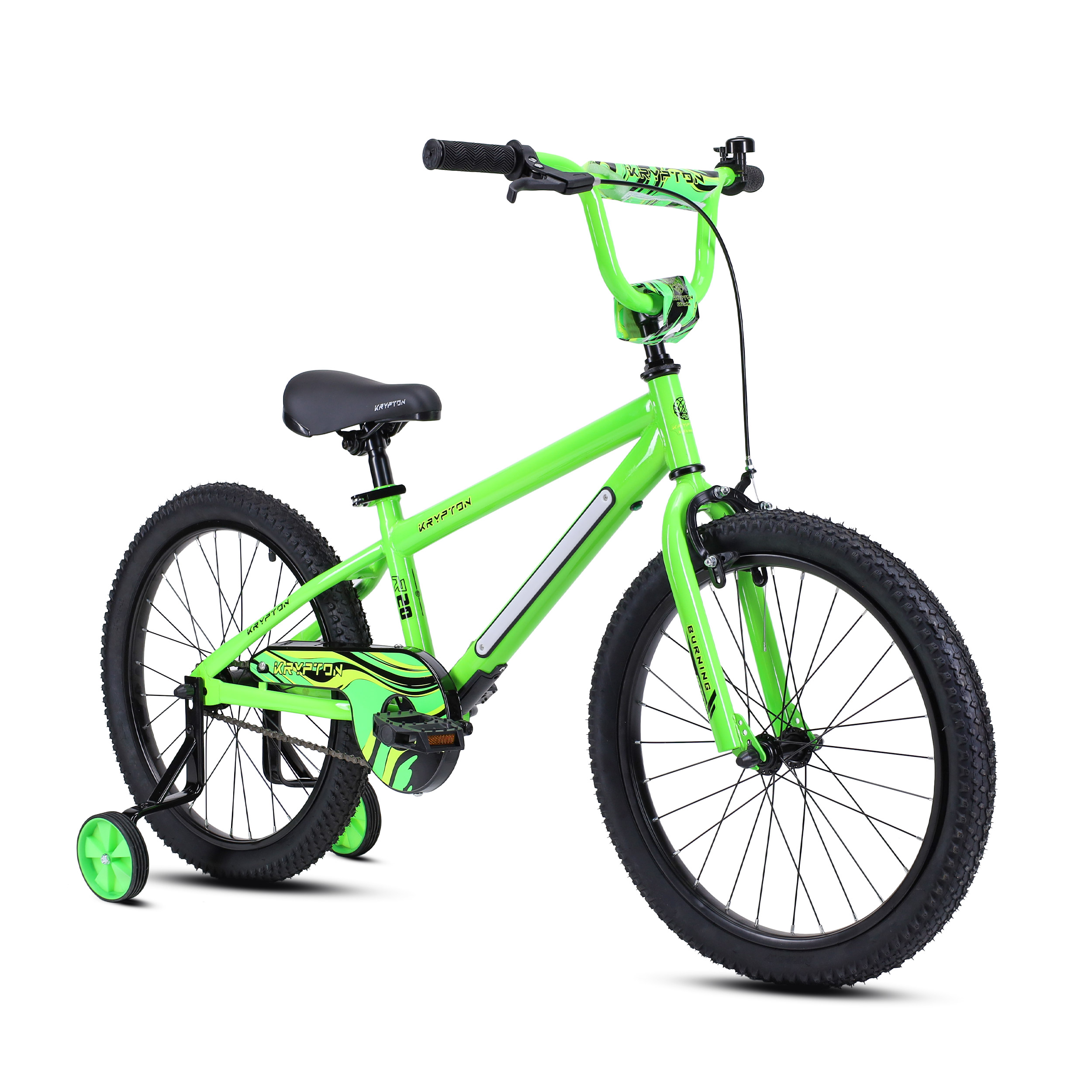Велосипед 20" Krypton BURNING KB01-20GYN цвет желто/ зеленый неон