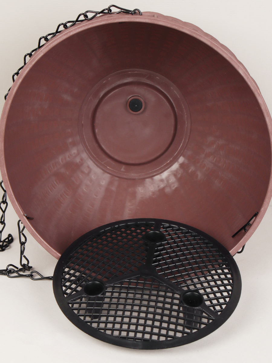 Кашпо подвесное пластик 21х13 см микс / P7208 /уп 60/2,5 литра