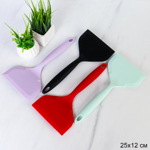 Лопатка силиконовая широкая 25,5*12 см / BD-792 /уп 200/ 0,09