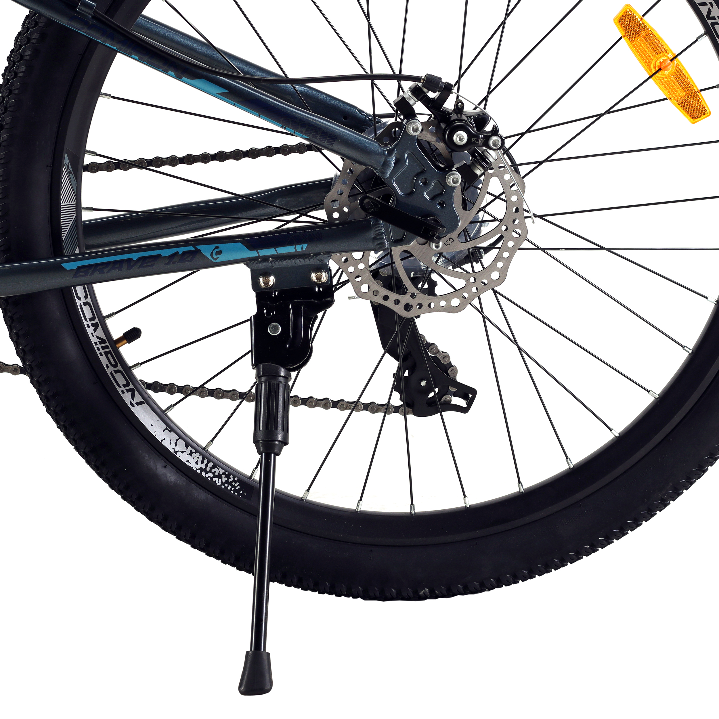 Велосипед 26" рама 15" 21sp CB640 DB COMIRON BRAVE тёмно-синий голубой кристальный металлик