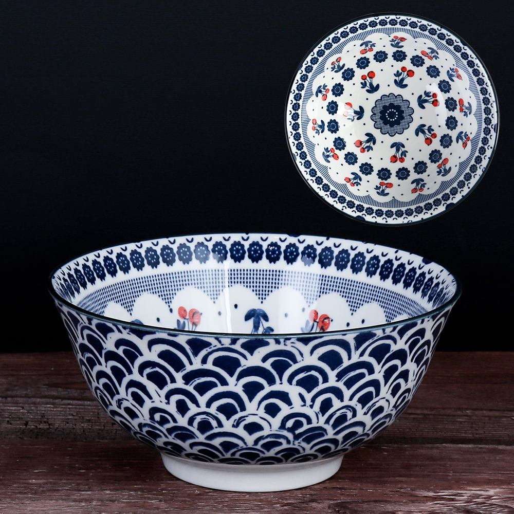 Салатник глубокий 750 мл / ZY004 / уп 72/*15,5х7,5 см