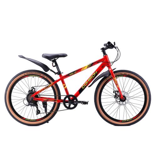 Велосипед 24" рама 13" 8sp COMIRON REBEL ригид красный