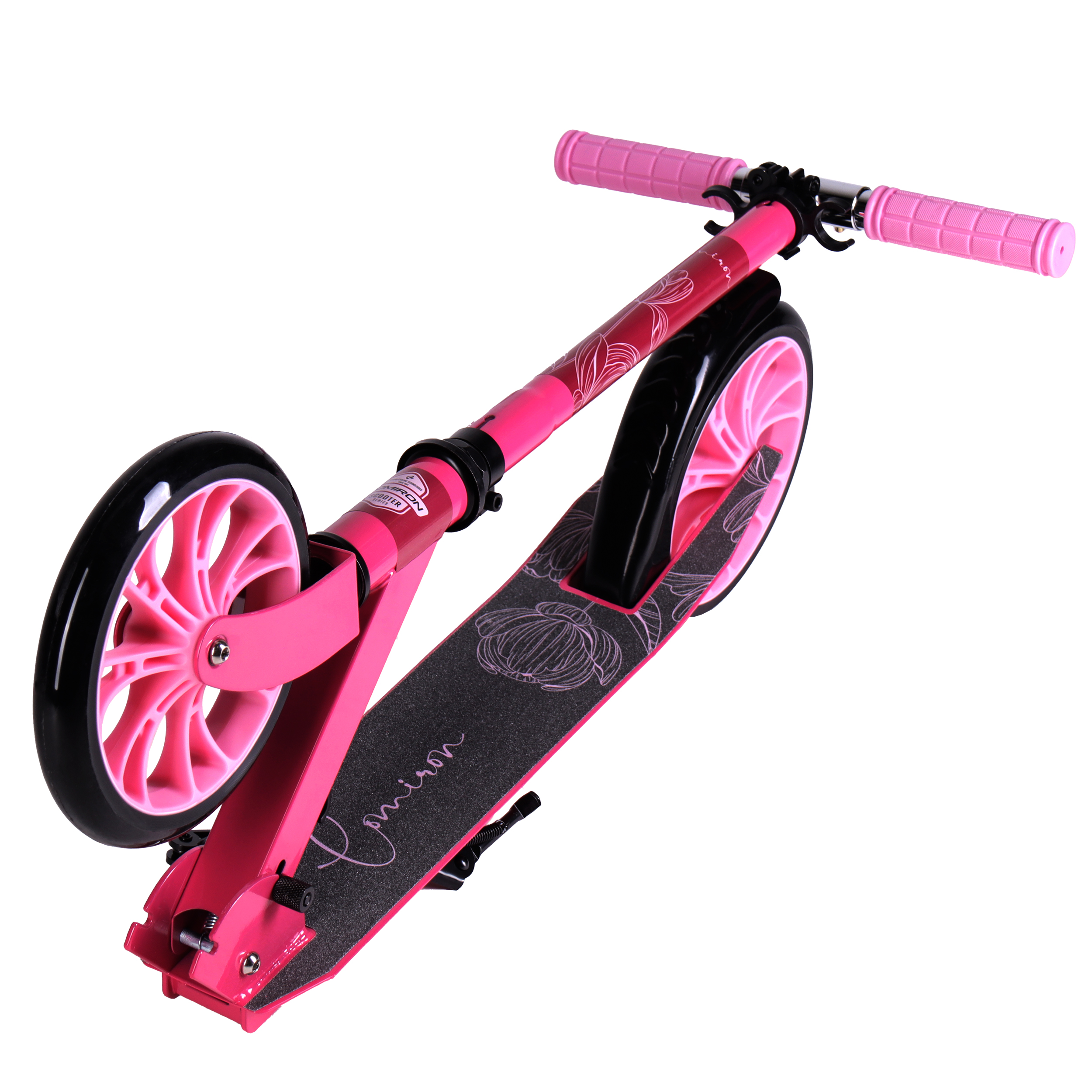 Самокат 2-х колесный COMIRON 200мм Flower / GT23-FL /уп 8/ розовый