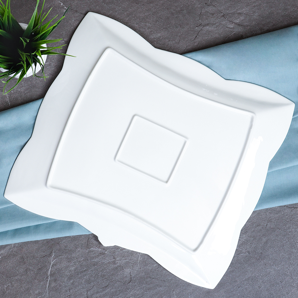 Блюдо фигурное 31,5х35,5 см / 704304 /уп 19/