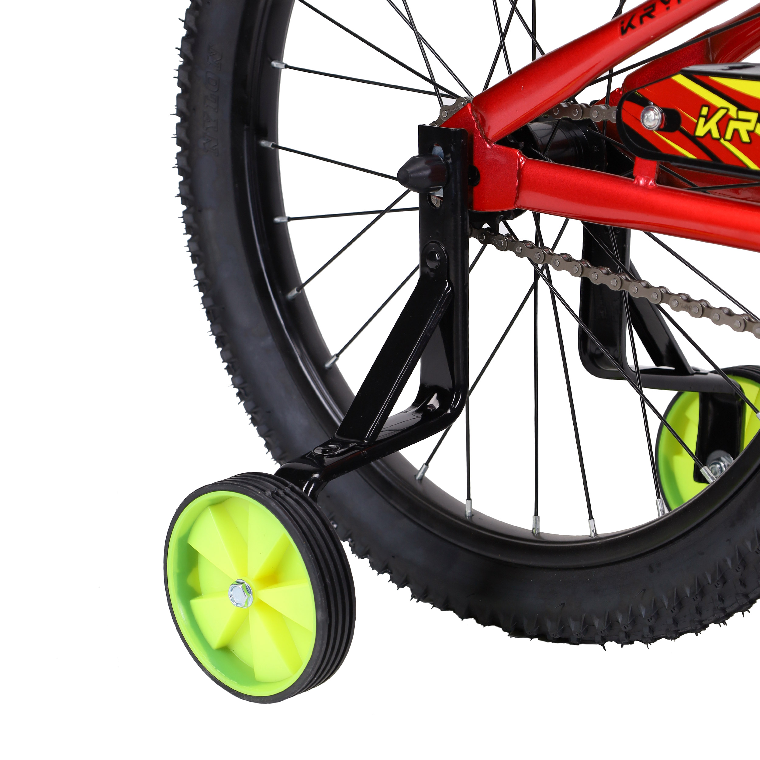 Велосипед 20" Krypton BURNING KB01-20RY цвет красный/ желтый