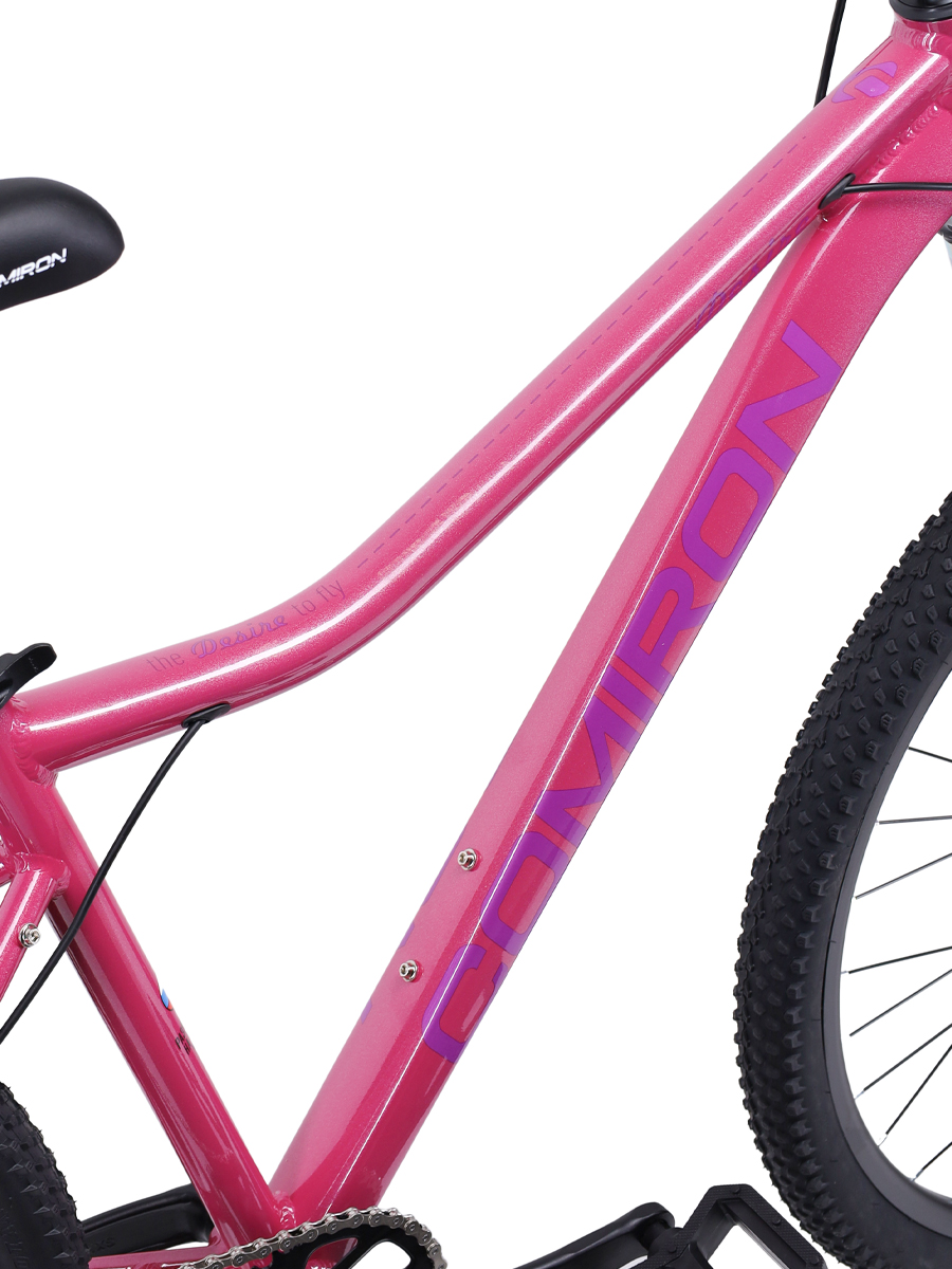 Велосипед 27,5" рама 17" 1x10sp COMIRON DESIRE розовый