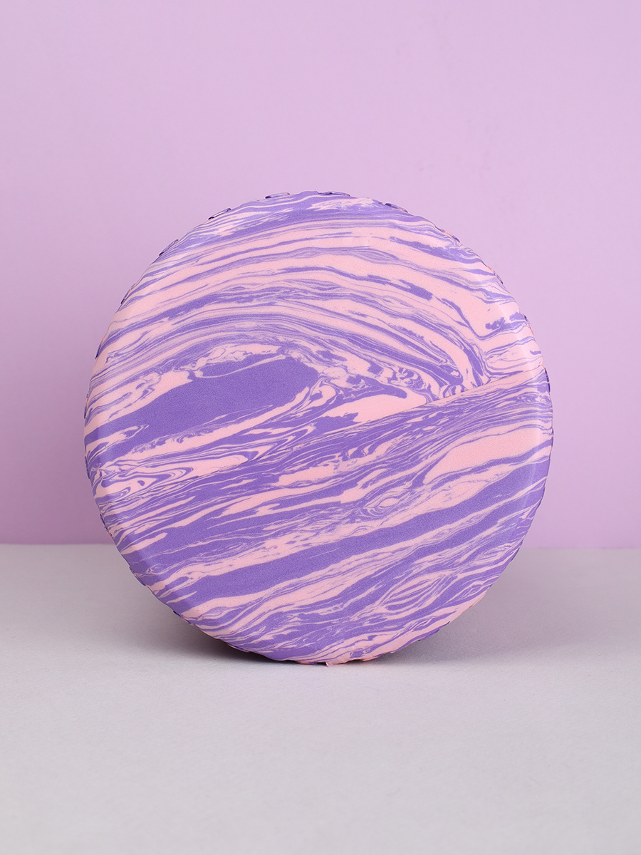 Ролик массажный спортивный Woohooo СELL 30x15/ фиолетово-розовый /уп10