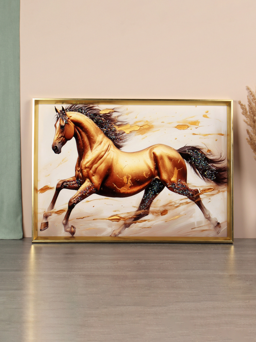 Картина 50х70 Лошадь / KK2-570 /уп 18/стразы