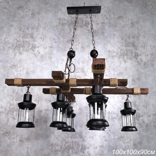 Люстра подвесная 8 ламп (68*100 см), Е14 / Rg24 / уп 1