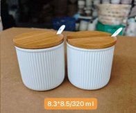 Банка для специй с ложкой 300 мл / SW-125 /уп 72/