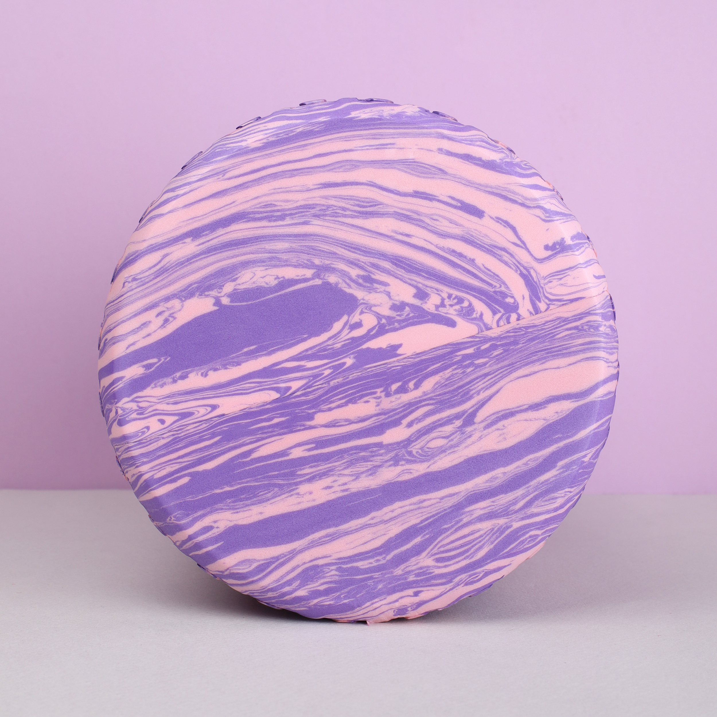 Ролик массажный спортивный Woohooo СELL 30x15/ фиолетово-розовый /уп10