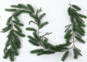 Гирлянда из елочных веток искусственная Елка 190 см Новогодняя / TQ028 /уп 100/