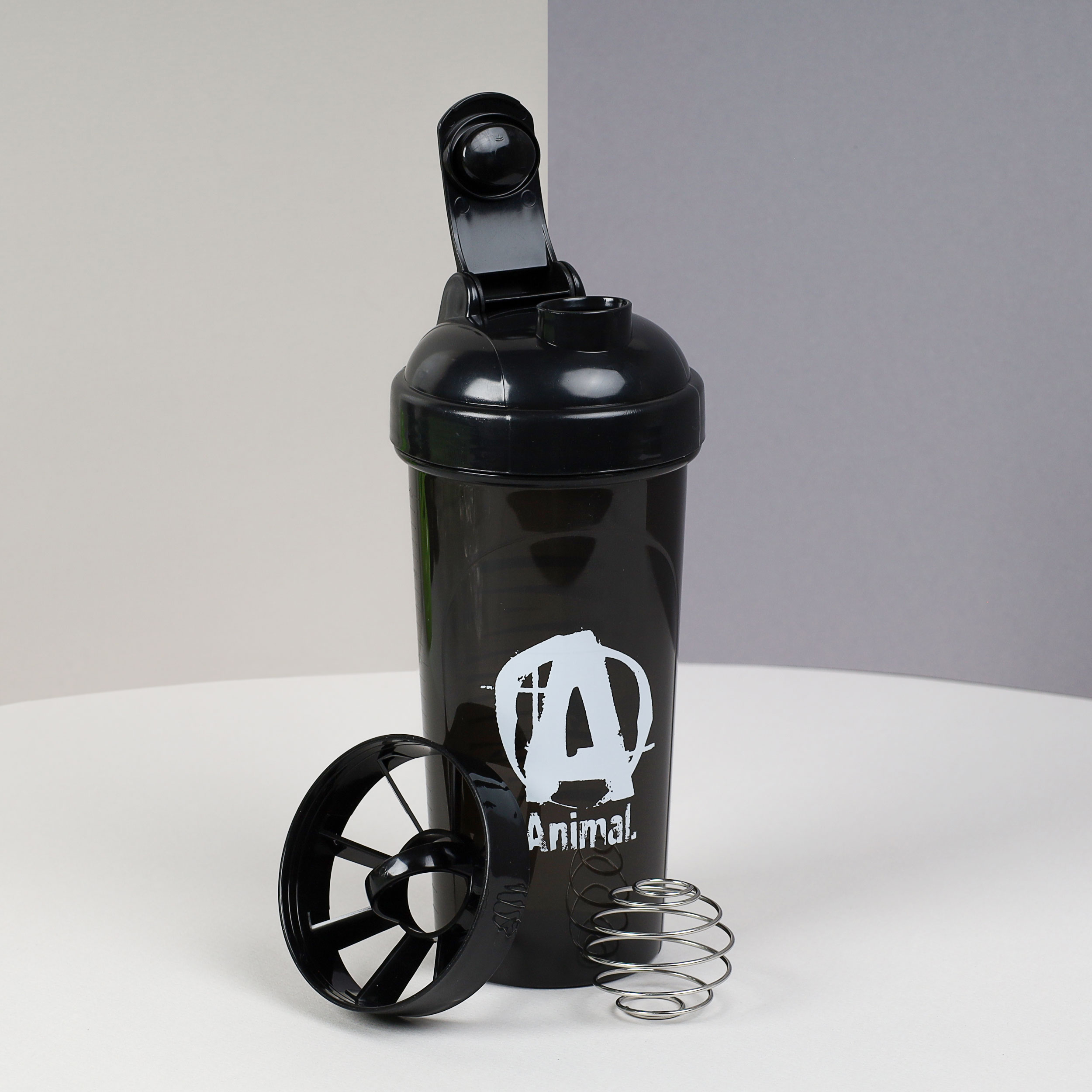 Бутылка/Шейкер BIGBRO SHS-700 чёрная, для спортивного питания 700ML/уп60