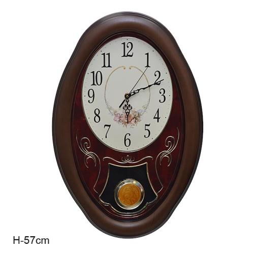 Часы настенные с маятником 57 см / 8392 /уп 6/