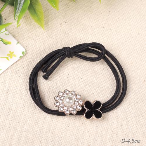 Резинка-шнурок для волос 4,5 см / YIW-82 /уп 100/