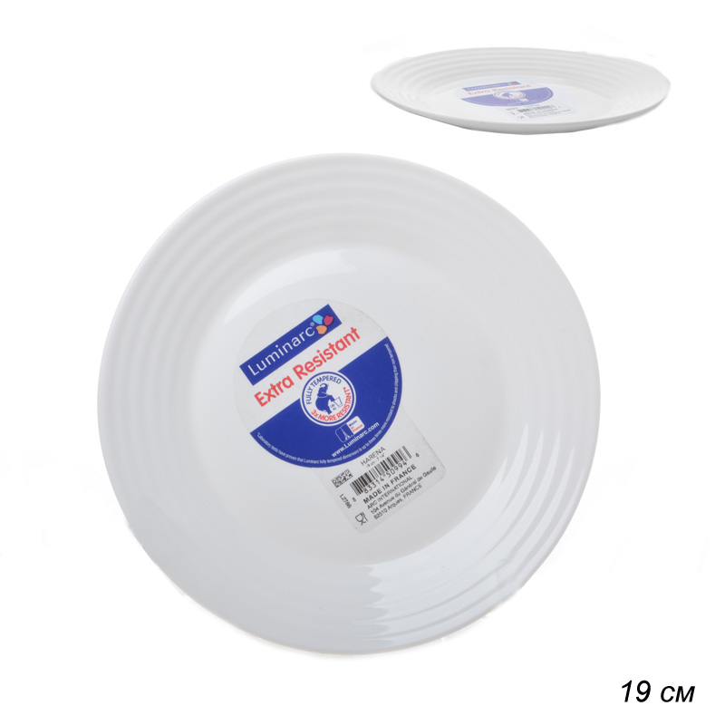 Тарелка десернтая 19 см Арена / L2786 /уп 24/ Люминарк