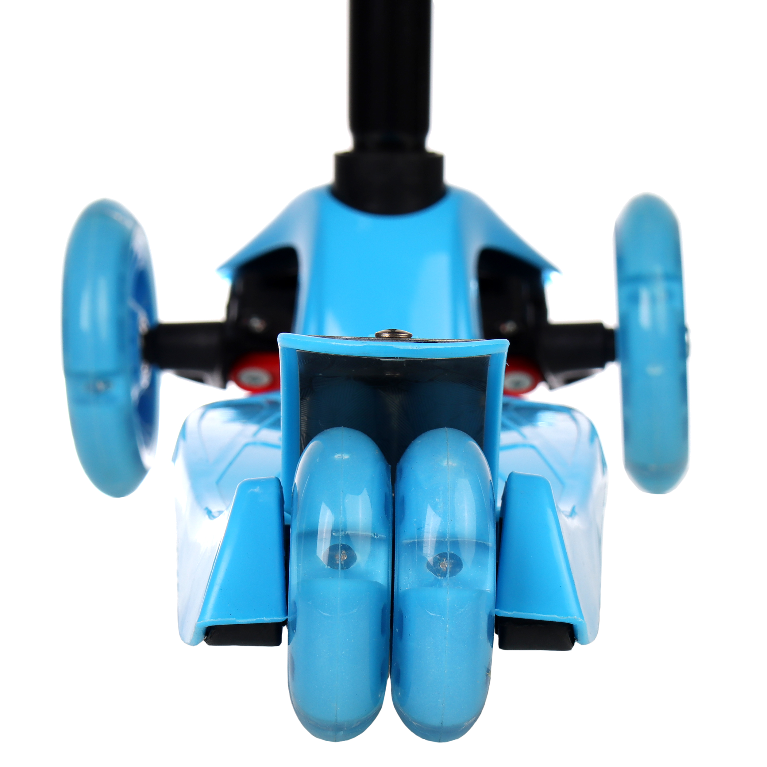 Самокат трехколесный от 3-х лет Yeenot Kids GT4108, до 50кг, вес 2.3кг, свет. колёса PU 116мм ABEC7, ярко-голубой, БК/уп10/ АКЦИЯ!