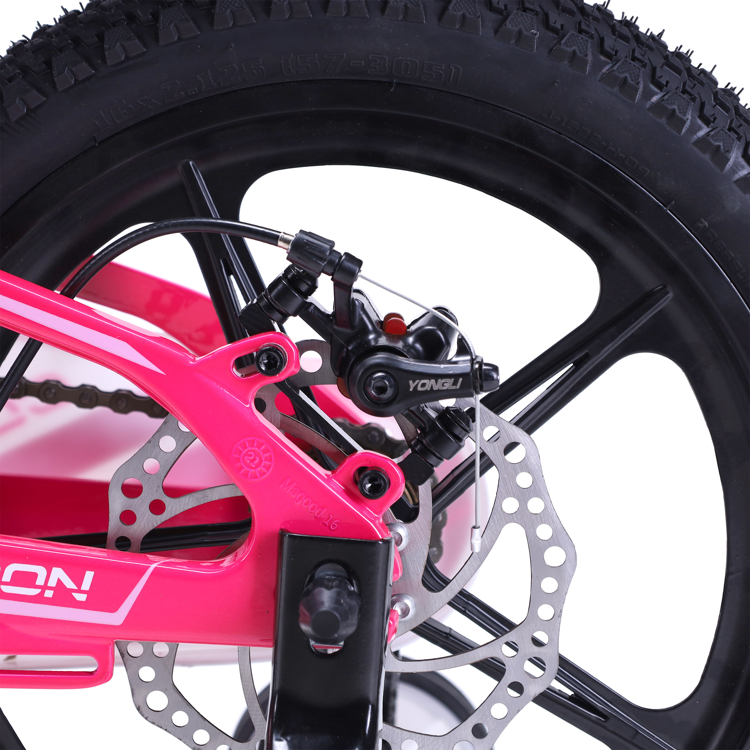 Велосипед 16" M16PW COMIRON MATRIX розовый-белый