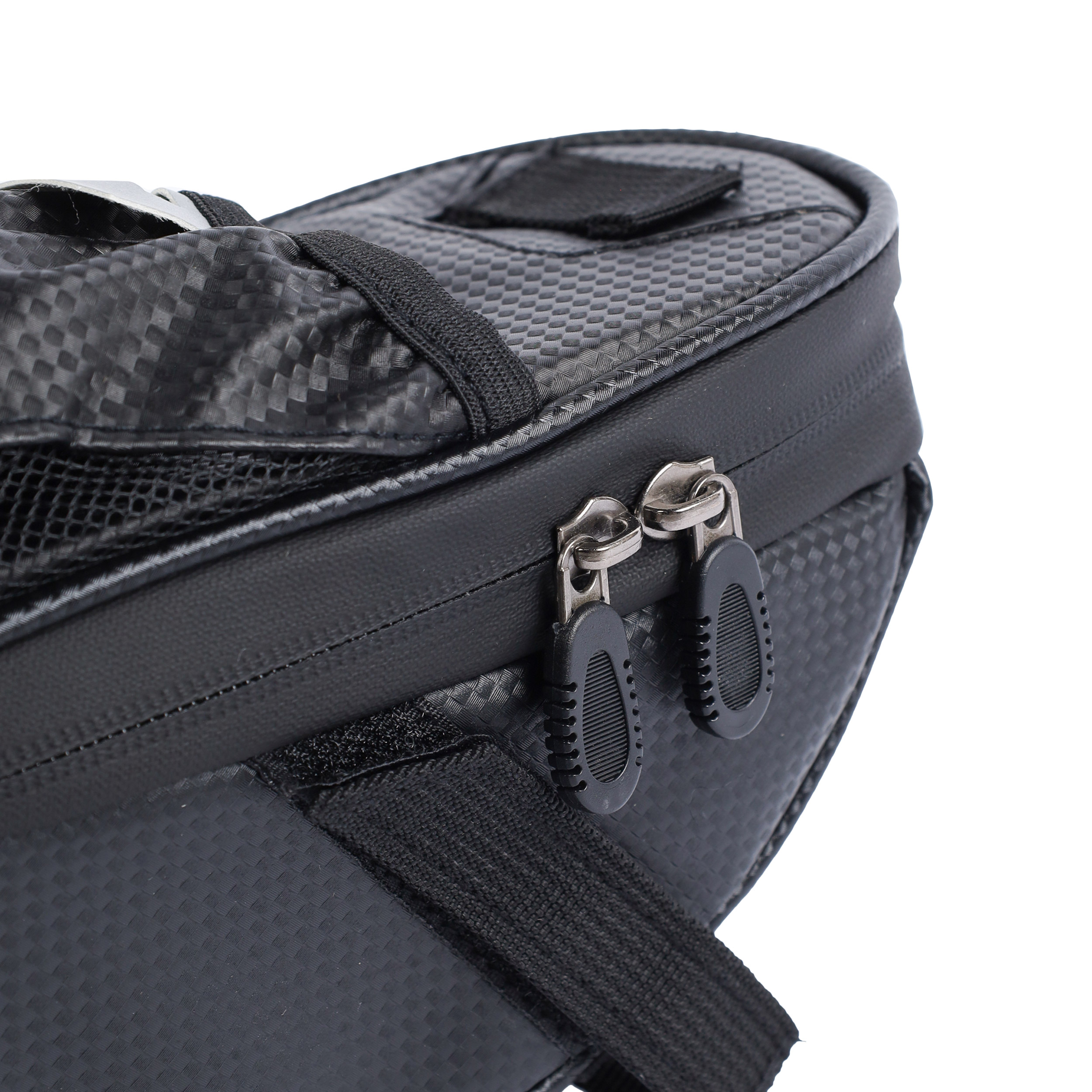 Сумка велосипедная подседельная WOLF BASE, отделение на молнии, дополнительный отсек из сетки под бутылку. 25*9*10см. /уп 50/