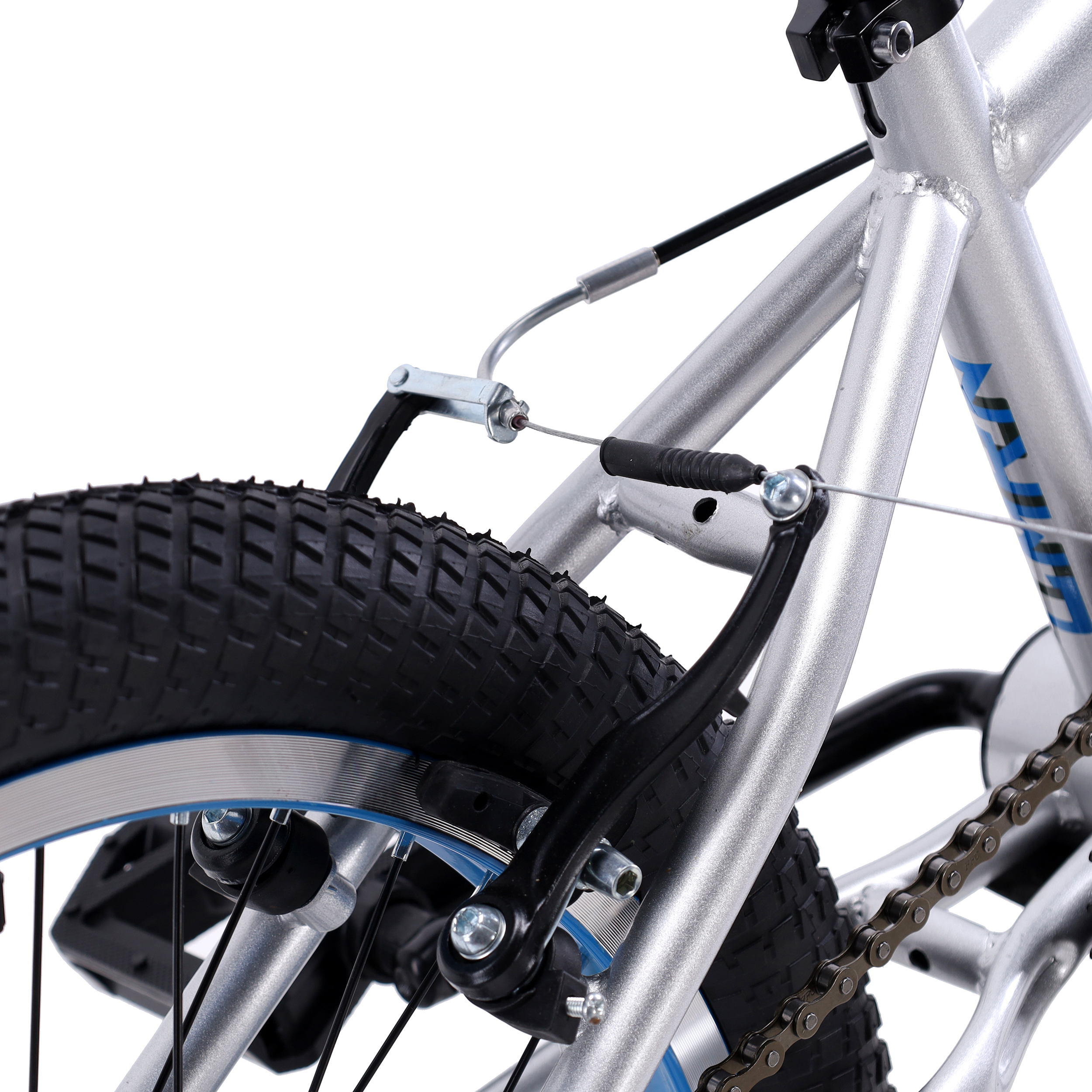 Велосипед BMX 20" COMIRON BIG WOOHOO Рама 18.7" SILVER BLUE