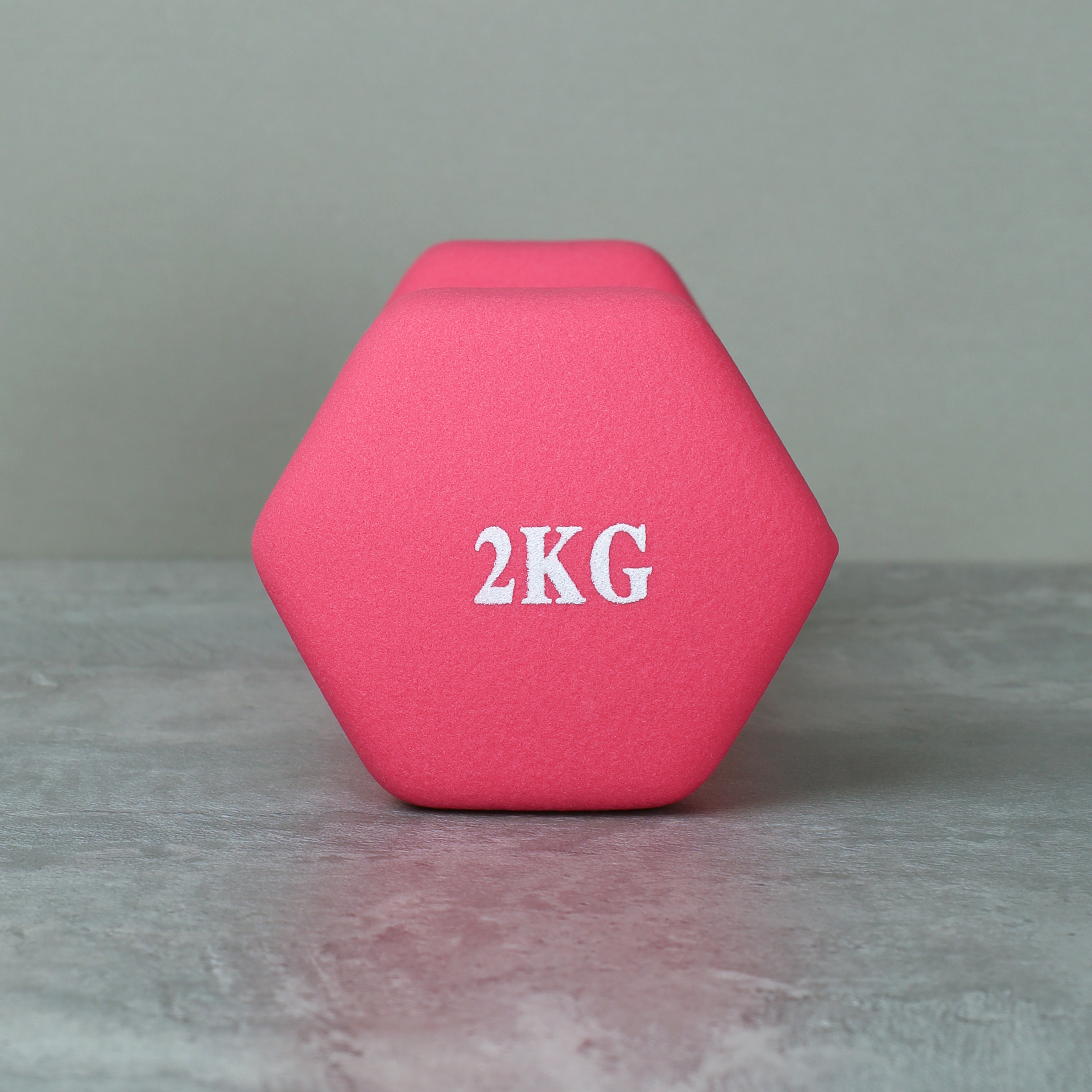 Гантель неопреновая Woohooo Warm Up / WU-2Р / 2 кг / розовый / уп10