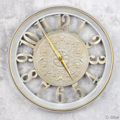 Часы настенные 30 см / WS-7354B /уп 20/