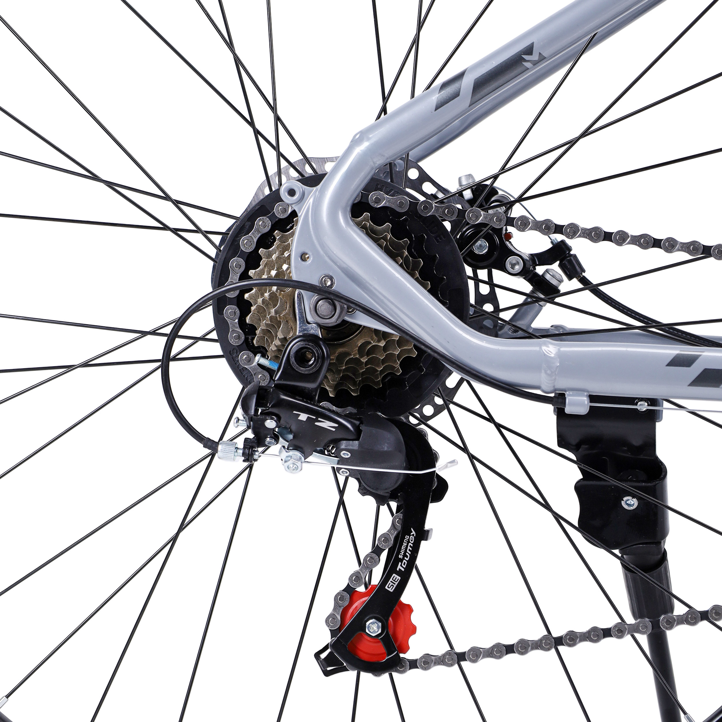 Велосипед горный 29" 21sp MEGAWHEELS SPEED алюминиевый серый