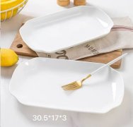 Блюдо прямоугольное 30х17х3 см / WQ-18 /уп / 