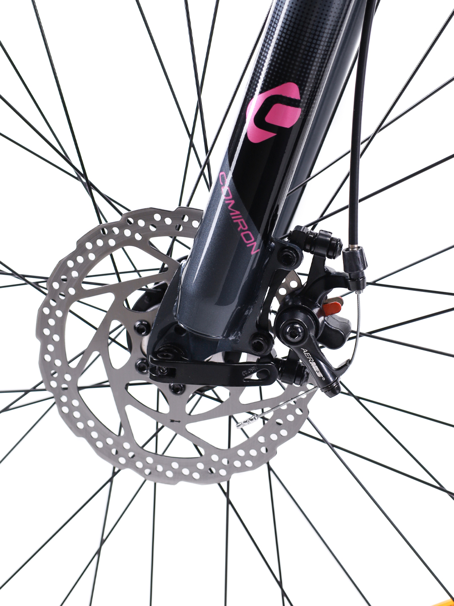 Велосипед 27,5" рама 17" 1х10sp COMIRON DESIRE розовый дымный