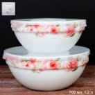 Форма для холодца с крышкой 2 предмета / SW2A (6801) /уп 18/ Розы на голубом/699356