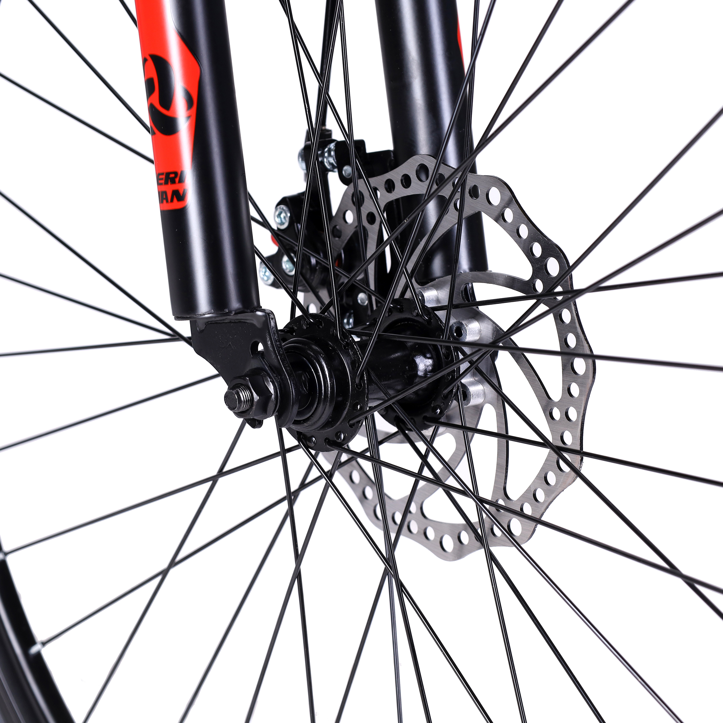 Велосипед горный MERIDIAN MOUNTAIN II 26-17" 21S DISC BRAKE цвет: чёрный-красный