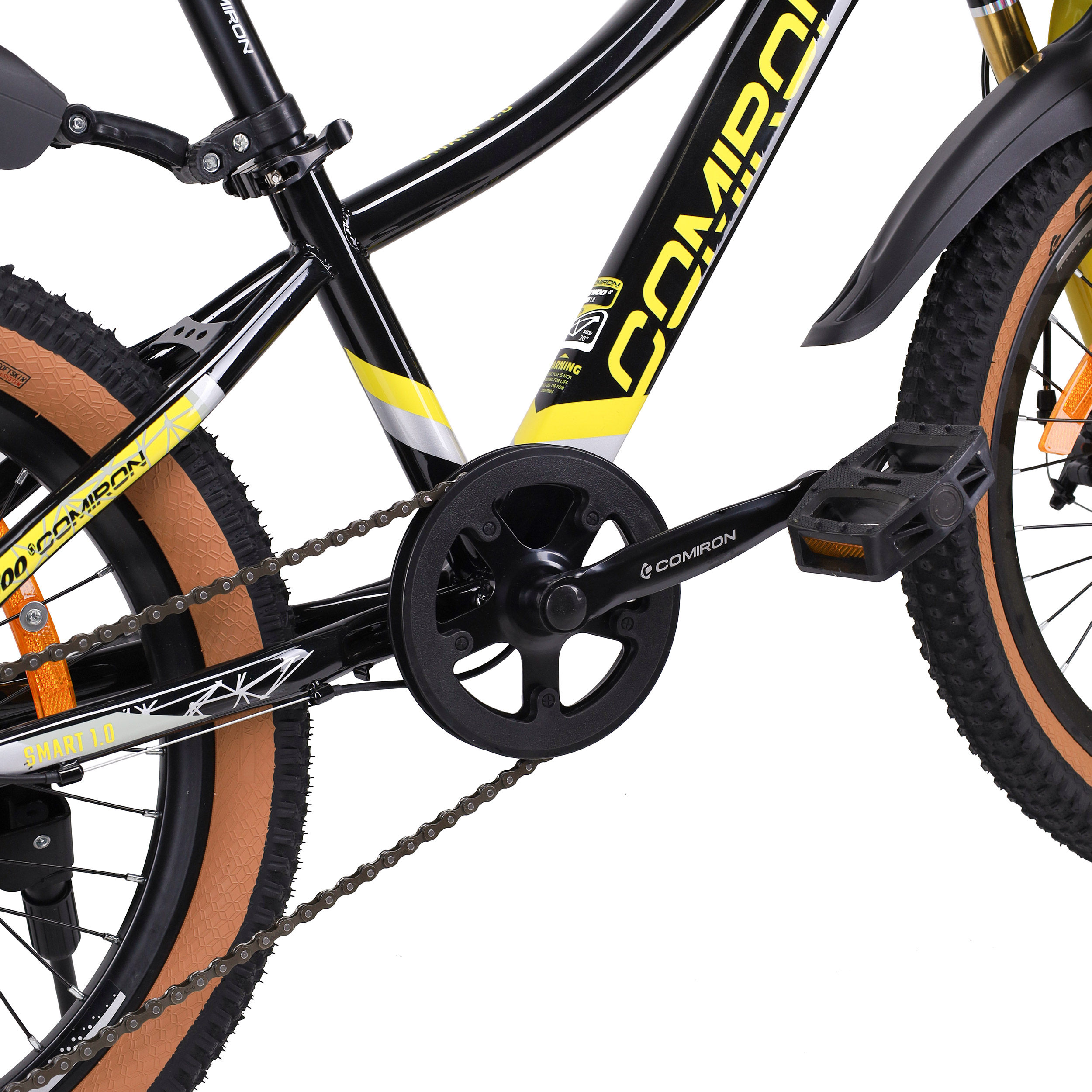 Велосипед 20" рама 10" 7sp COMIRON SMART жёлтый