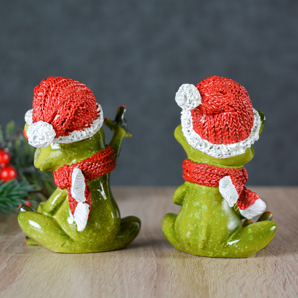 Фигурка Лягушка 9 см / YX39001R /уп 2/48/новый год