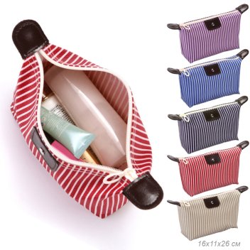 Косметичка 16x11x26 см СИНЯЯ лодочка / IU-16 /уп 250/ 708138