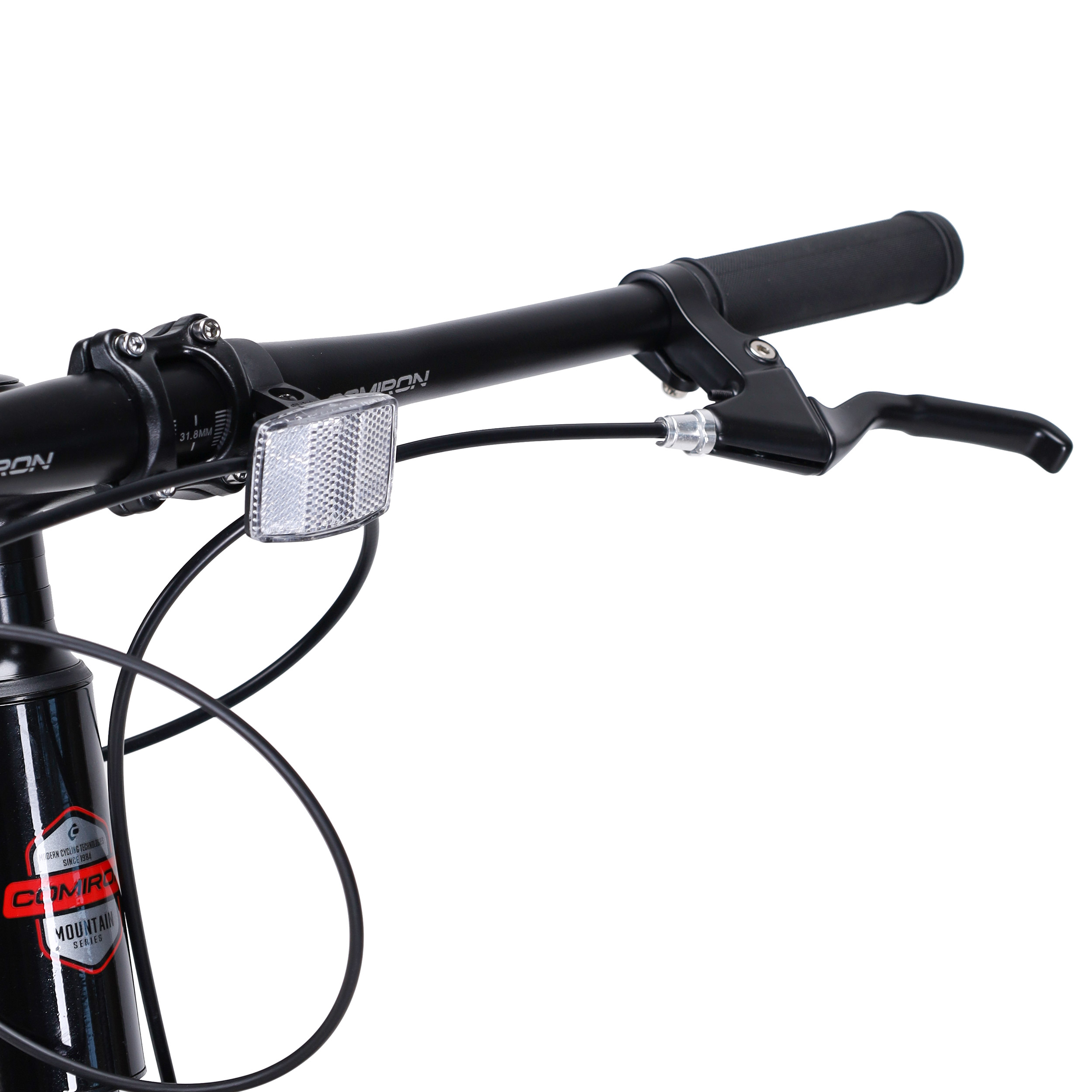 Велосипед 27,5" рама 19" 1x10sp COMIRON SYSTEM чёрный красный