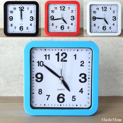 Будильник 15 см / K42 /уп 100/ микс