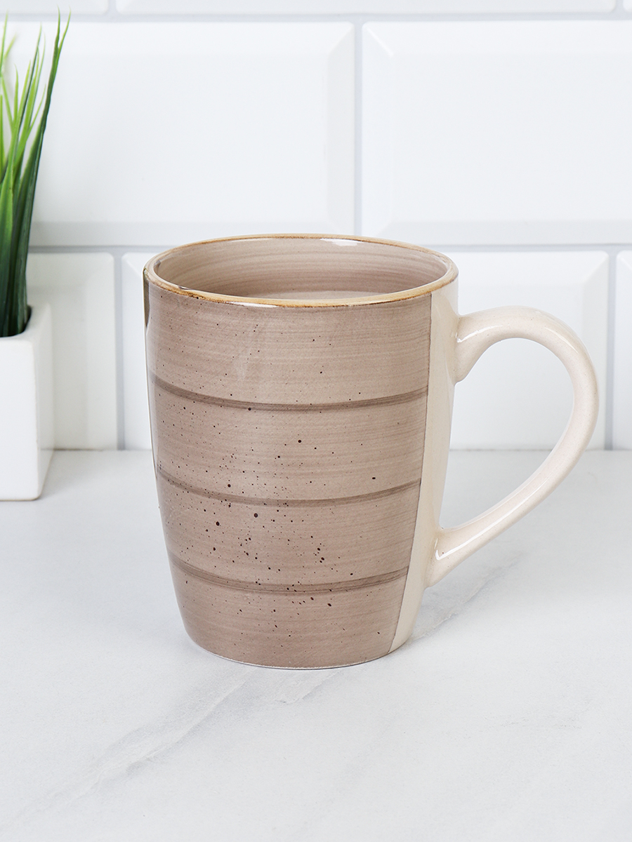 Кружка 400 мл / WHP24-0155G / Бежевый Крапинка 