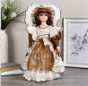 Сувенир коллекционный 45 см Шоколадное платье / 16988-7 /уп 24/ 616666