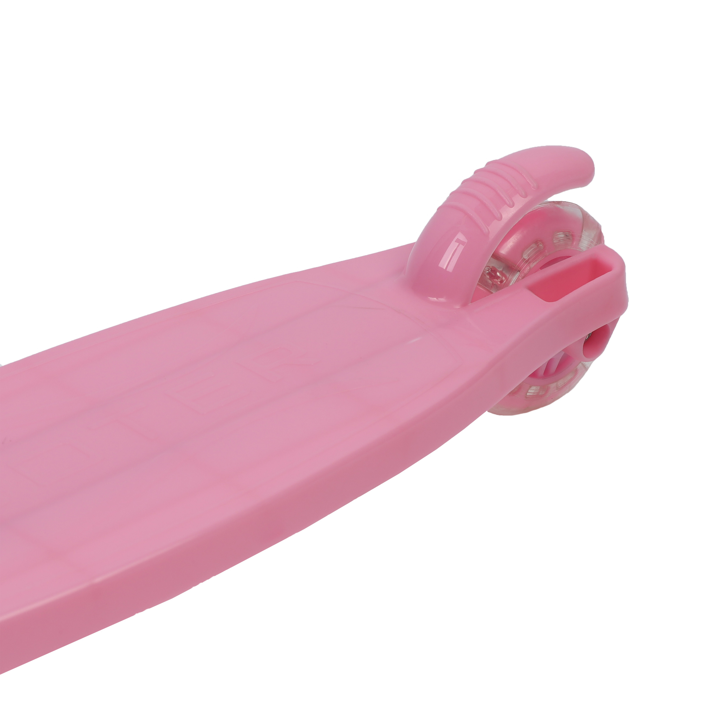 Самокат трехколесный облегчённый для детей от 3-х лет Yeenot GT105, нагрузка до25кг, вес 1,2кг, светящиеся колёса 110мм, цвет розовый БК/уп13