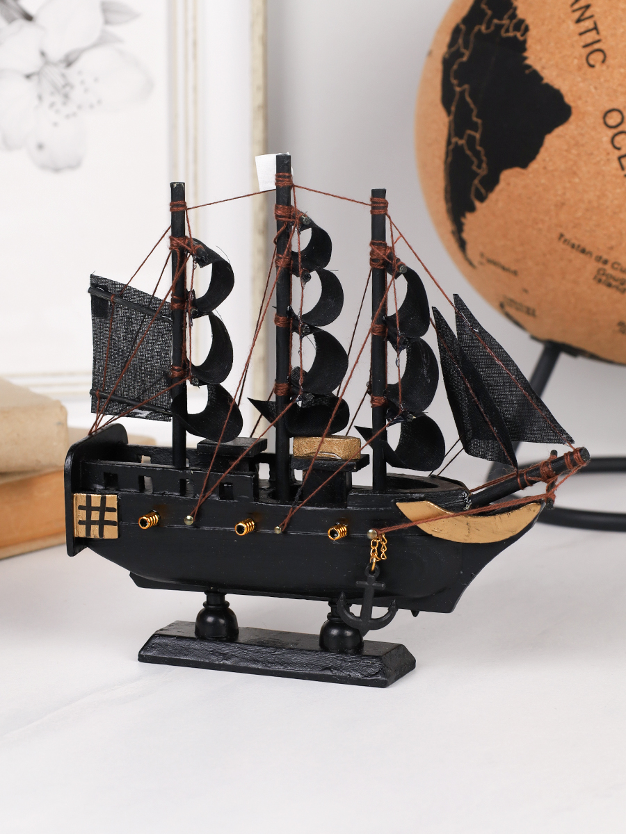 Макет парусного корабля 16х3,5х15 см / SH775-16 /уп 72/Пиратский