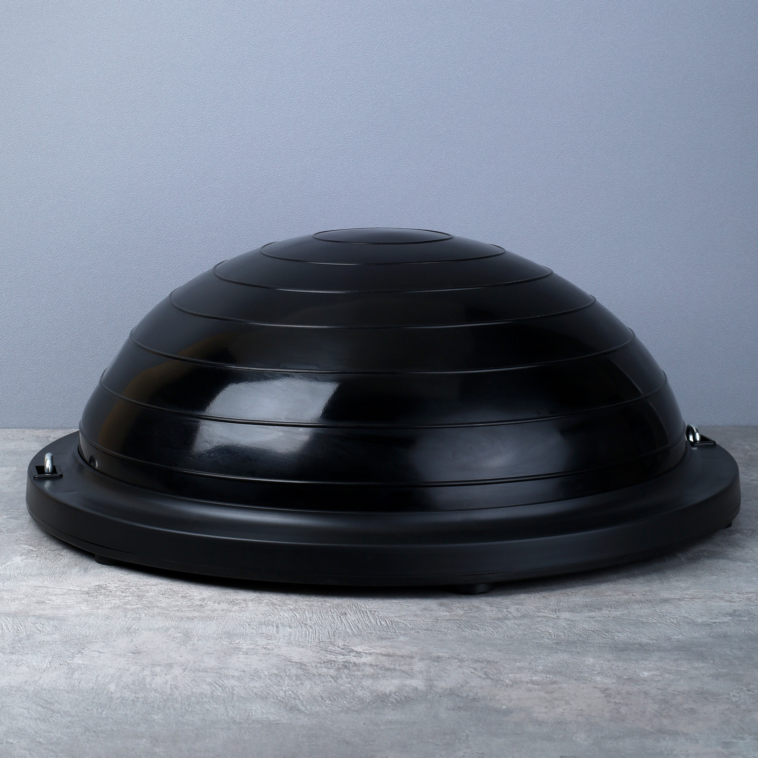 Полусфера балансировочная BOSU 46см Woohooo Drops эспандер, насос/ черный / B46Dr-BL/ уп5