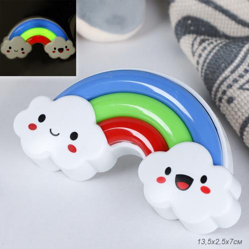 Светильник ночник в розетку Радуга / CW415-80 /уп 60/240/