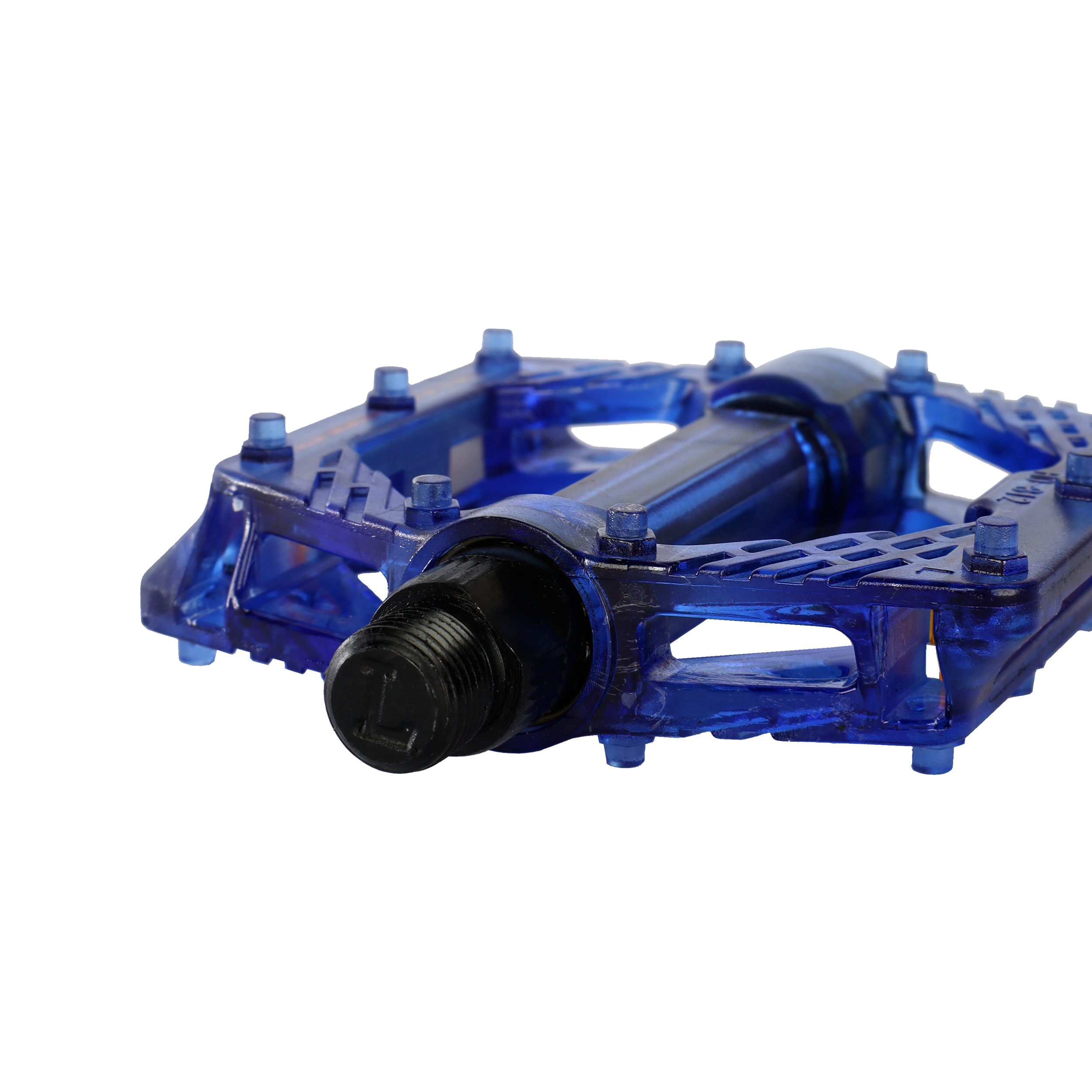 Педаль MTB HONGDING HD-855, 9/16 резьба, PC корпус, 2DU подшипника, 113х97мм, с рефлектором, 2S ось, 1 пара /HD-855/ синий /736976     